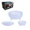 13pcs Glass Bowl and plate Set