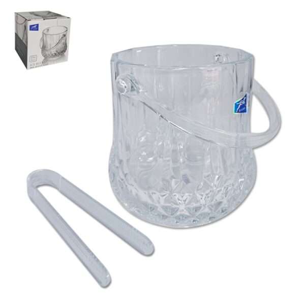 1L Ice Bucket with Tong 12x13.5cm