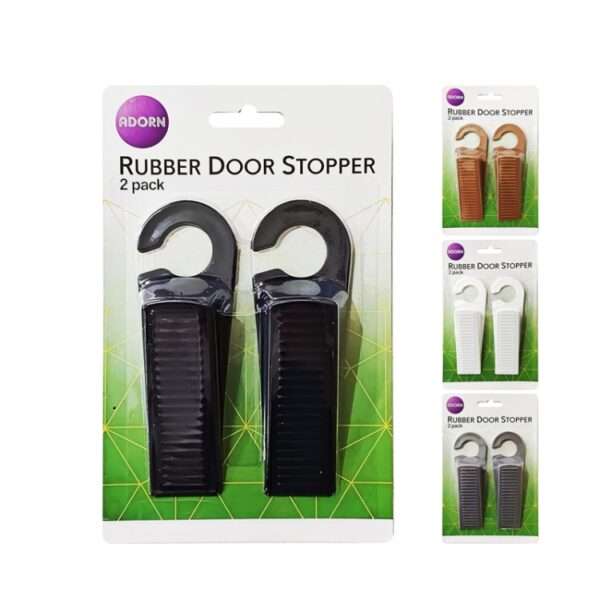 2pk Rubber Door Stopper