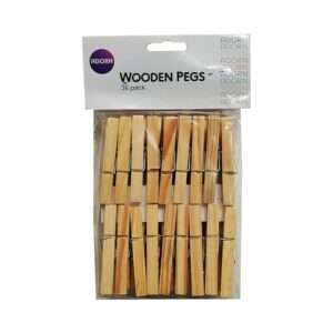 36PCS WOODEN PEGS