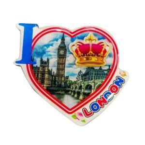 3D Fridge Magnet-HEART CROWN16