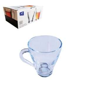 6pcs Glass Cup 230ml (8.5x9.3cm)