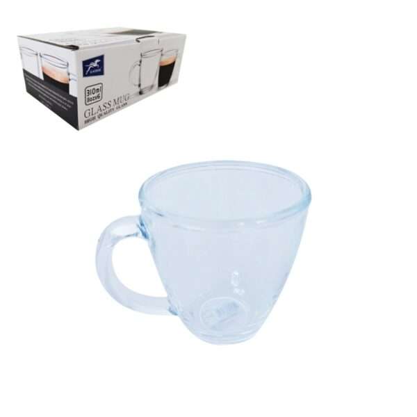 6pcs Glass Cup 310ml (9x10.5cm)