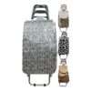 Animal Print Satin Shopping Trolley