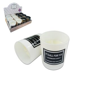 Black/White Jar Scented Candle