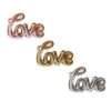 Chrome Figurine Ornament LOVE 12*8cm