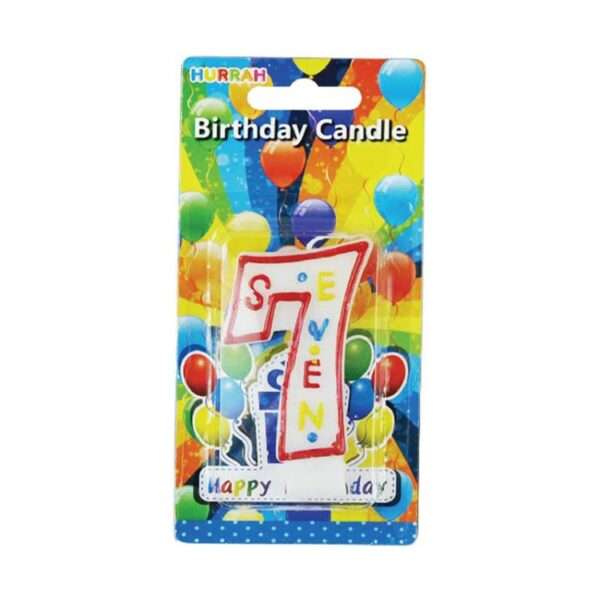 HB Number Candle 7