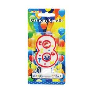 HB Number Candle 8