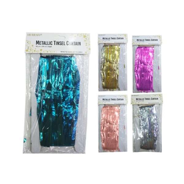 Metallic Tinsel Curtain 100X200cm