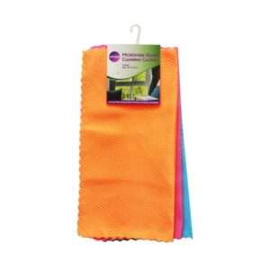 Microfibre Glass Cloths 3pk 30x30cm