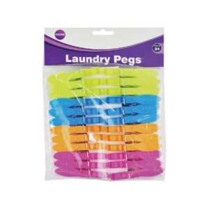 Plastic Pegs 24pk