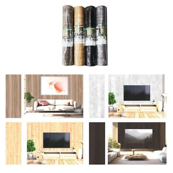 Self Adhesive Wallpaper Wooden 60cmx3m