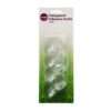 Transparent Adhesive Hooks 4pk