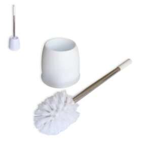 White Toilet Brush