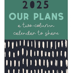 2025 Calendar Super Slim 2 Columns