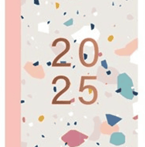 2025 Diary Pocket Copper Foil Week To View 4 Assorted