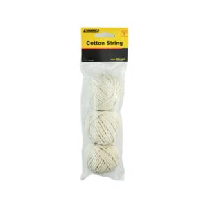 20m COTTON STRING 3pk