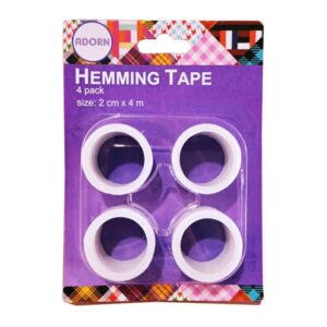 2cm x 4m Hemming Tape 4pk