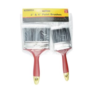 3'' & 4'' Paint Brushes 2pk