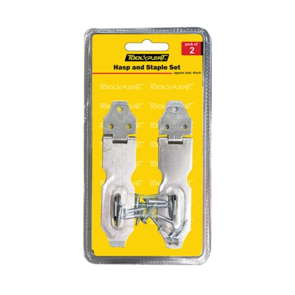 4inch Hasp and Staple Set 2pk