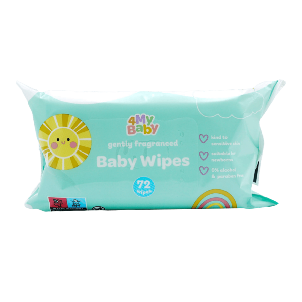 4My Baby Gently Fragranced Baby Wipes 72's