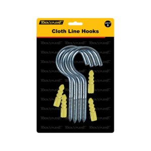 8pc Cloth Line Hooks