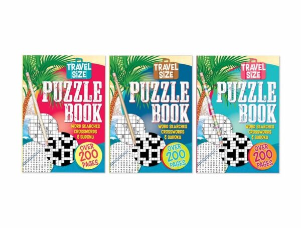 A5 Travel Puzzle Book Assorted Designs