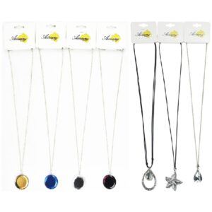 Asst Shapes Pendant Necklace 70cm