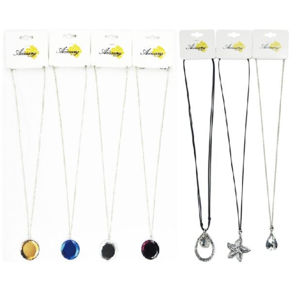 Asst Shapes Pendant Necklace 70cm