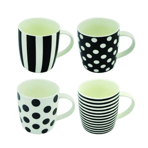 B/W Pattern Mug 9.5*8.5cm