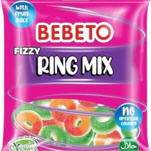 Bebeto Fizzy Ring Mix 150g