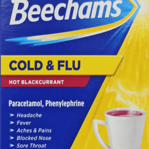 Beechams Cold & Flu Hot Blackcurrant 5's