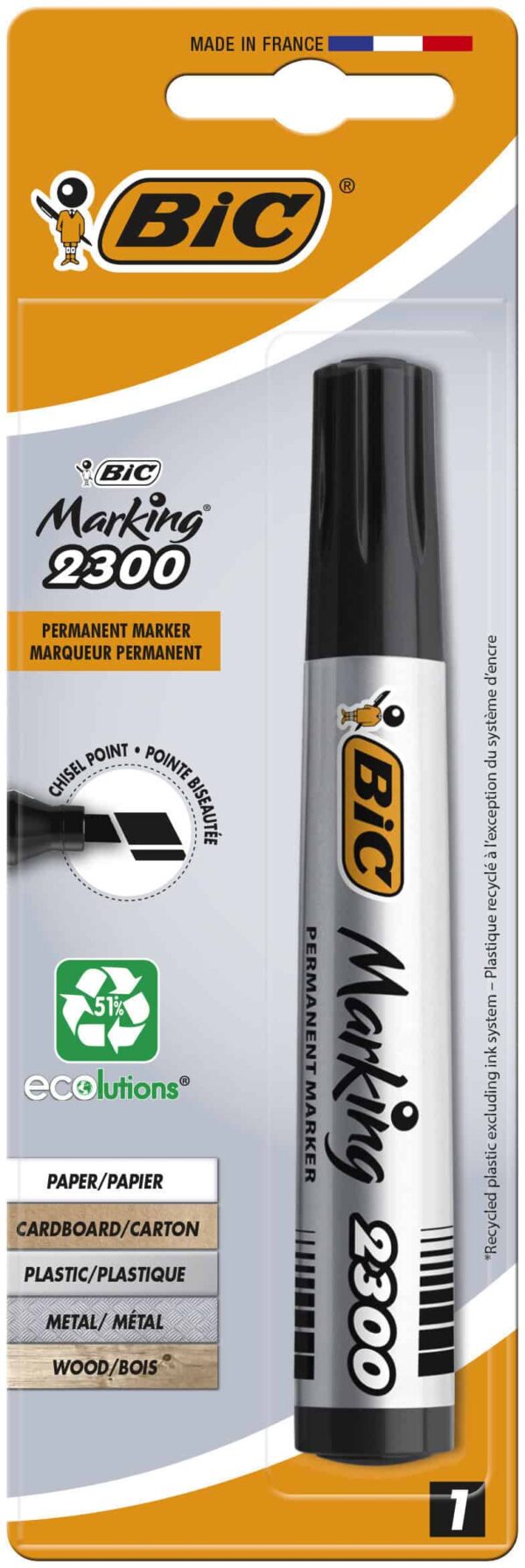 Bic 2300 Black Marker