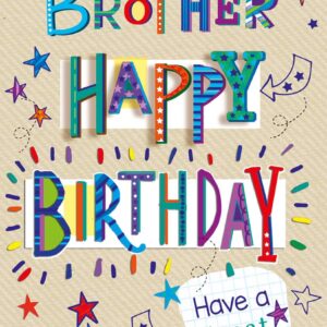 Birthday Card Brother - Bunting