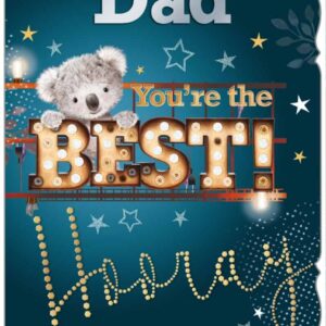 Birthday Card Dad Size 229mm x 152mm