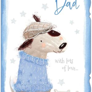 Birthday Card Dad Size 274mm x 177mm