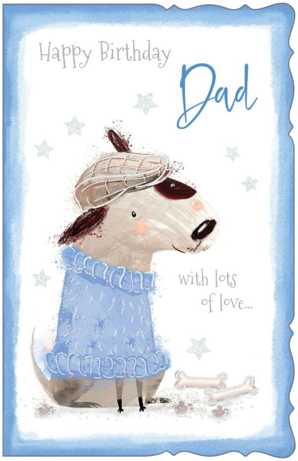 Birthday Card Dad Size 274mm x 177mm