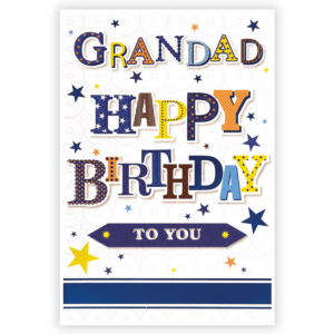 Birthday Card Grandad - Text