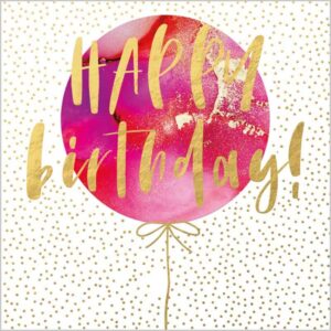 Birthday Card - Happy Birthday Balloon