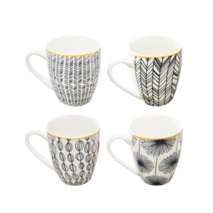 Black Print Mug 8.3x10.5cm