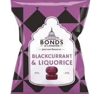 Bonds Sweetshop Favourites Blackcurrant & Liquorice 120g