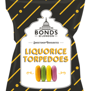 Bonds Sweetshop Favourites Liquorice Torpedoes 120g