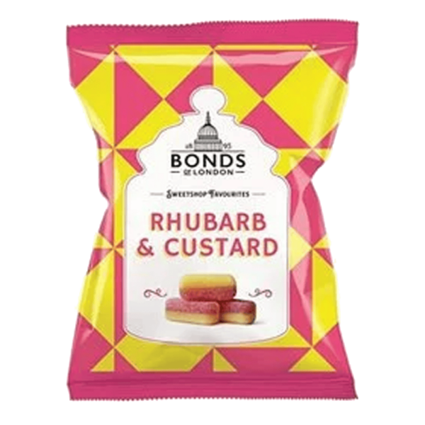 Bonds Sweetshop Favourites Rhubarb & Custard 130g