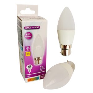 Candle LED Bulb 5W B22 Warm White