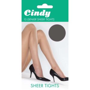 Cindy 15 Den Tights One Size Barely Black