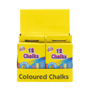 Coloured Chalk 12's Hang Pack CDU