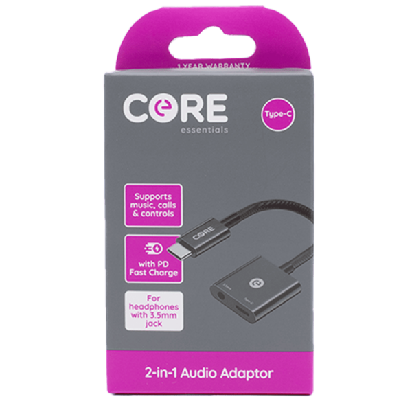 Core 2 in 1 Audio Adaptor