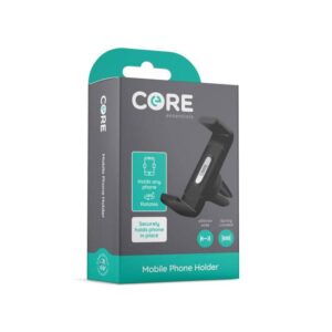 Core Essentials Air Vent Mobile Phone Holder Black