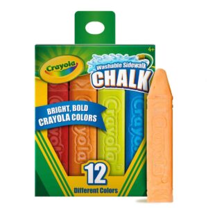 Crayola 12 Outdoor Chalks Hang Pack