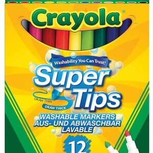 Crayola Bright Supertips Markers 12's